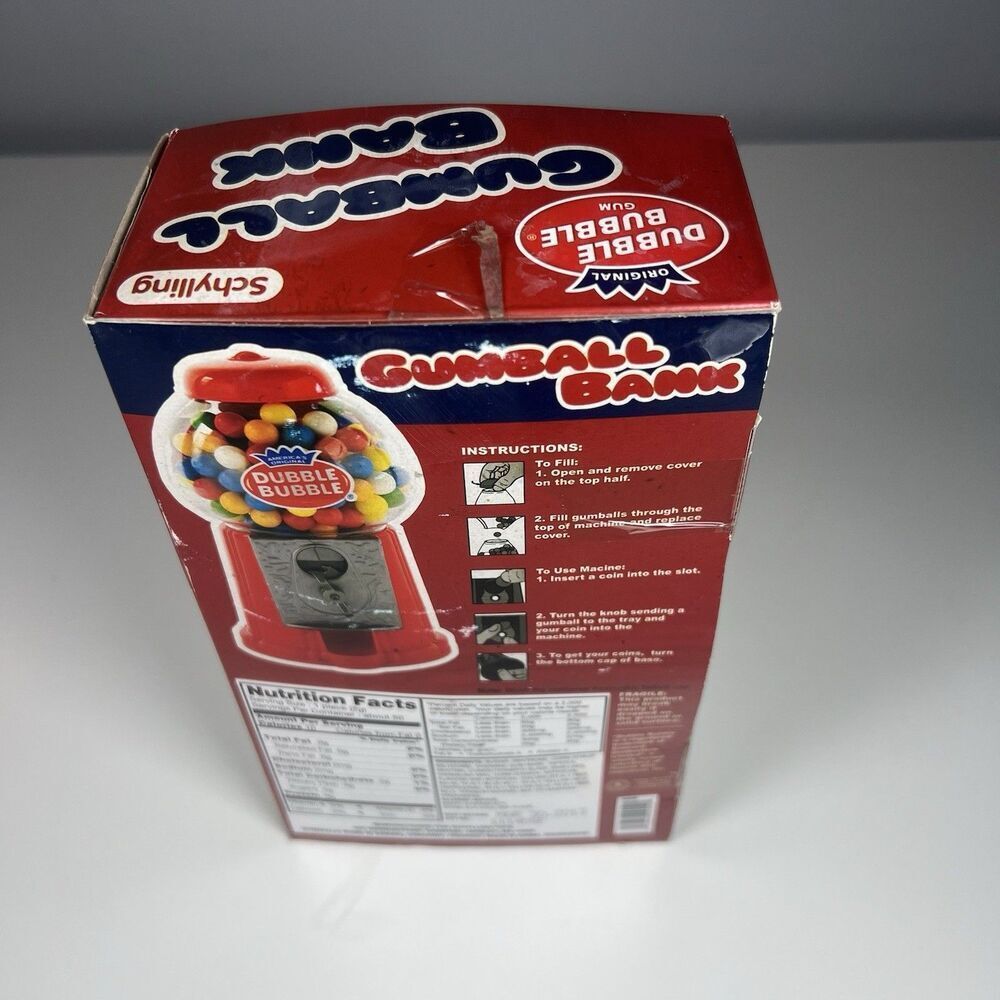 Schilling Dubble Bubble Gum GumBall Bank New In Box GBB - Picture 5 of 7